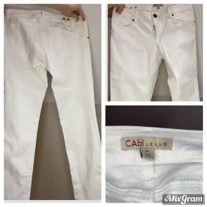 Cabi white jeans